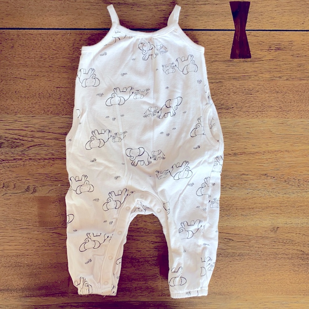 White Romper 6-12 months